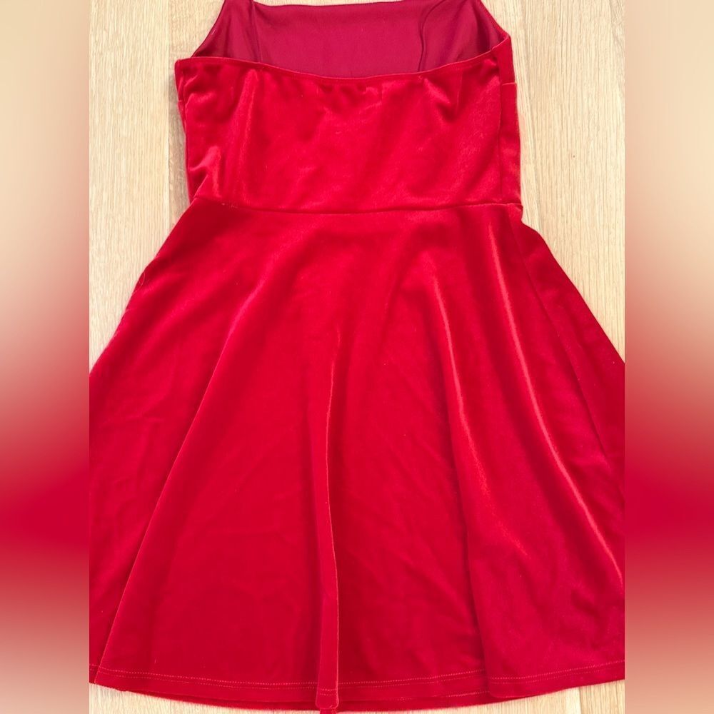 Urban Outfitters Red Spaghetti Strap A-Line Mini Dress - Picture 5 of 5